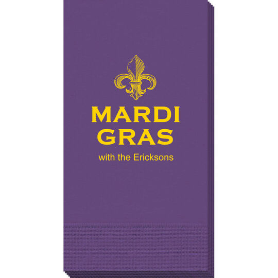 Mardi Gras Guest Towels